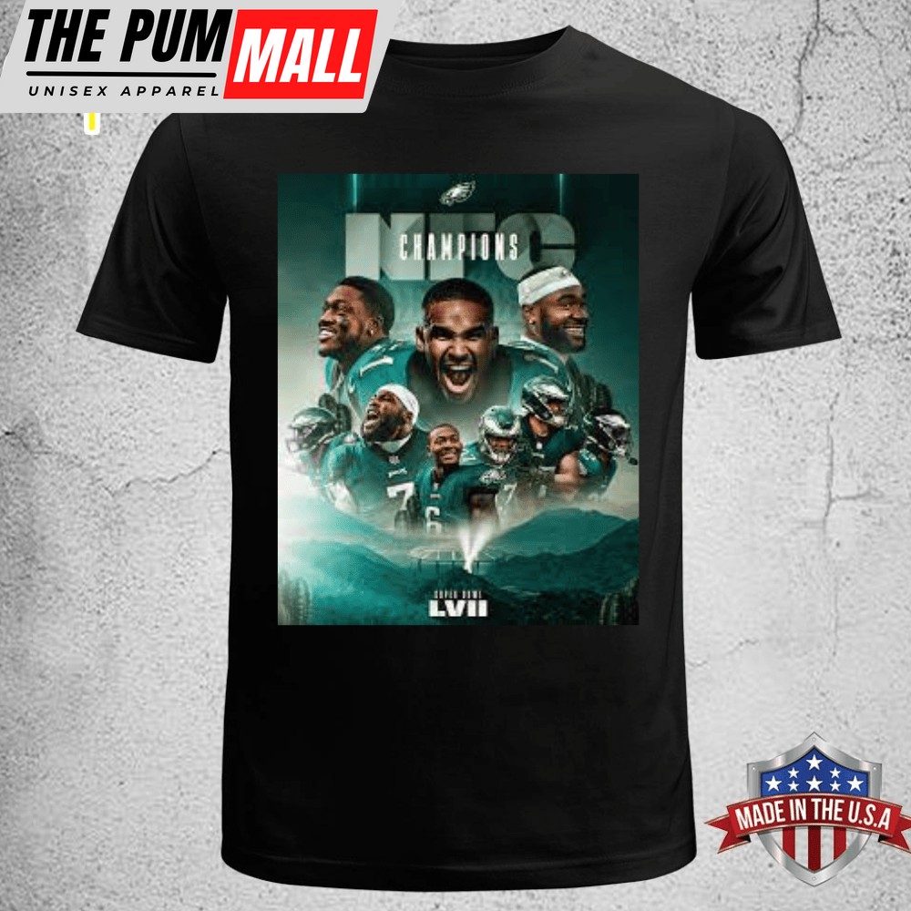 Philadelphia Eagles 2025 NFL Season Schedule Black T Shirt