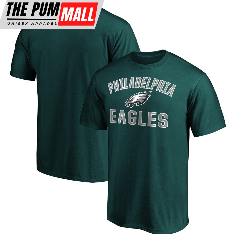 Philadelphia Eagles Branded Victory Arch Midnight Green T-shirt