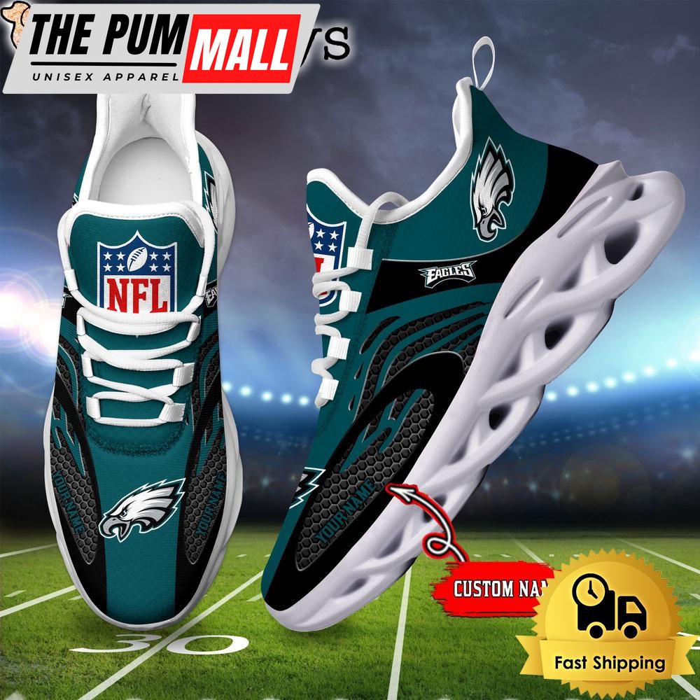 Philadelphia Eagles Custom Max Soul Shoes