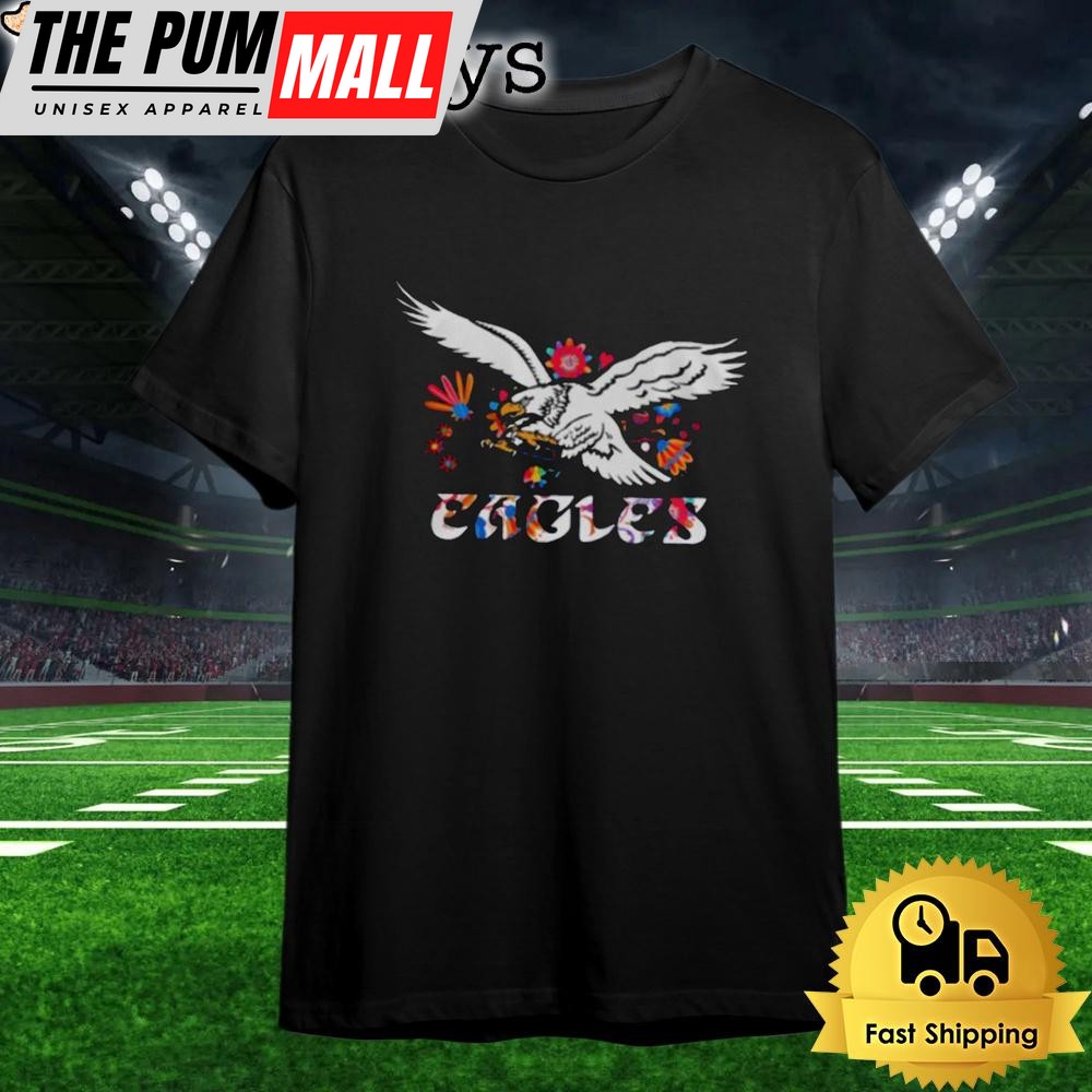 Philadelphia Eagles Dia De Los Muertos T Shirt