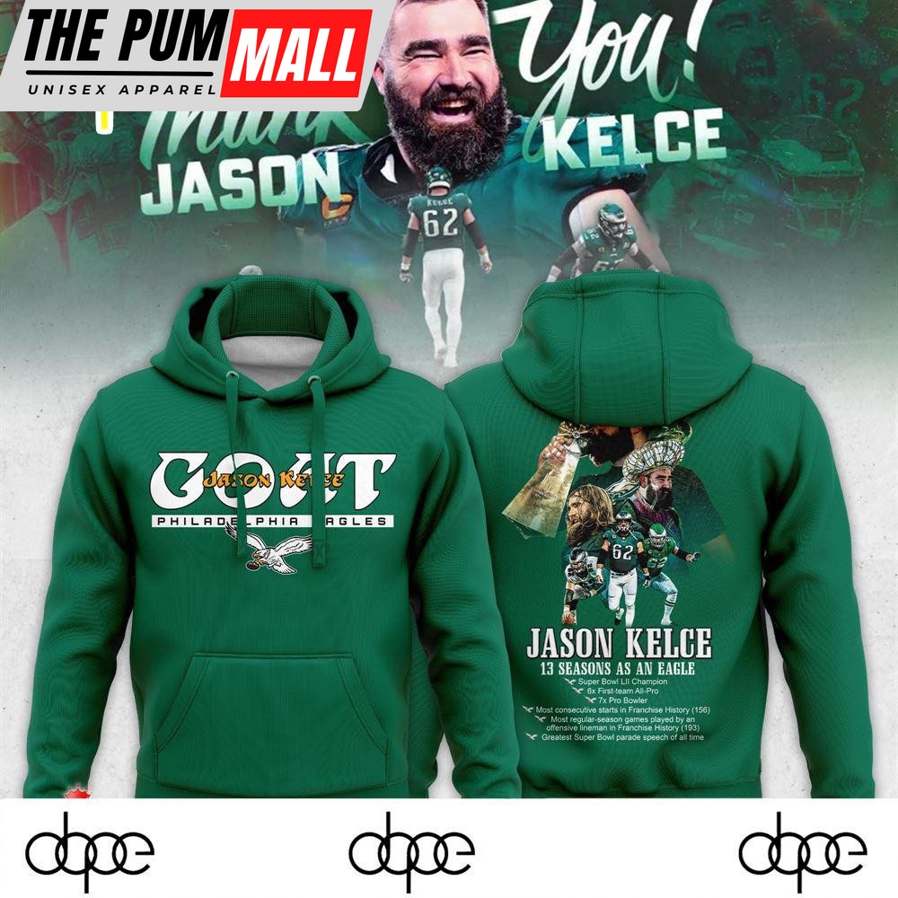 Philadelphia Eagles Goat Jason Kelce Hoodie
