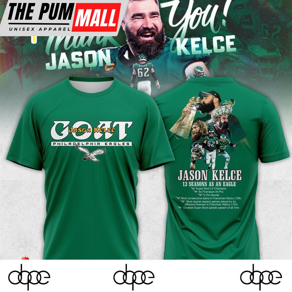 Philadelphia Eagles Goat Jason Kelce Shirts