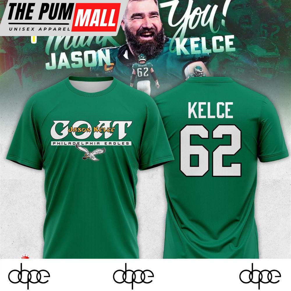 Philadelphia Eagles GoatvJason Kelce 62 Shirt Unisex
