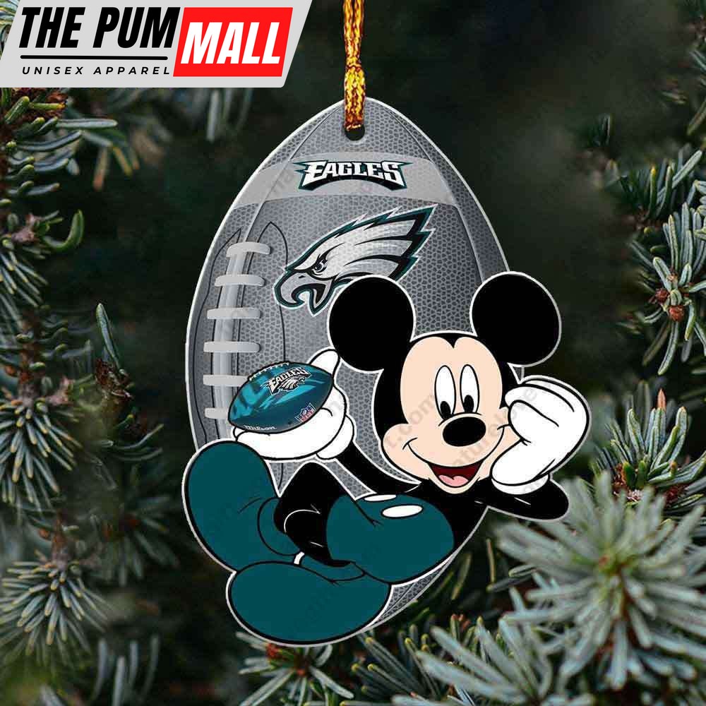 Philadelphia Eagles Mickey Mouse Ornament Disney Christmas Decorations Limited Edition