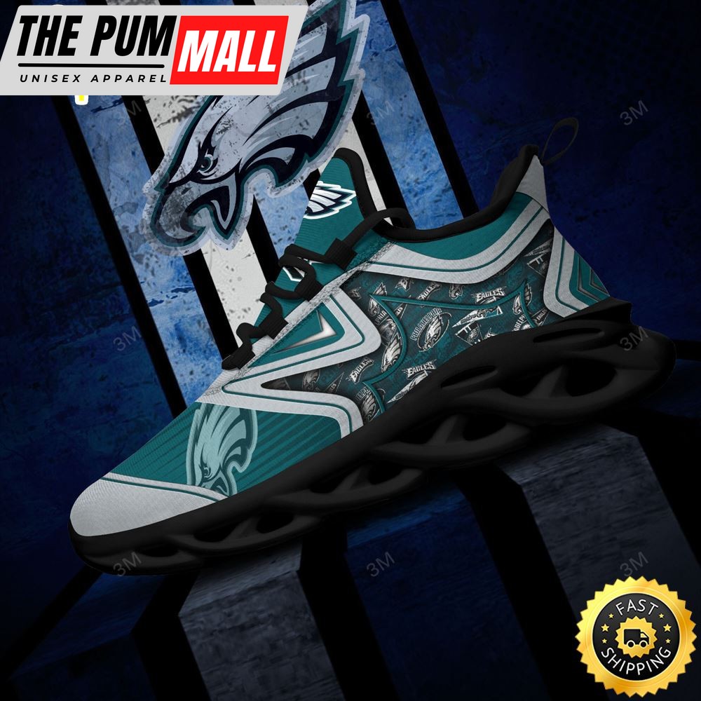 Philadelphia Eagles NFL Clunky Shoes Running Adults Sports Sneakers Gift For Football