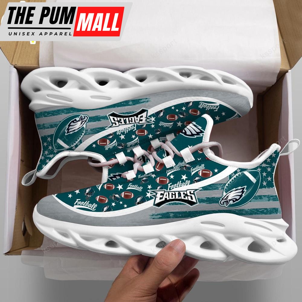 Philadelphia Eagles NFL Clunky Sport Max Soul Shoes New Design For Fans
