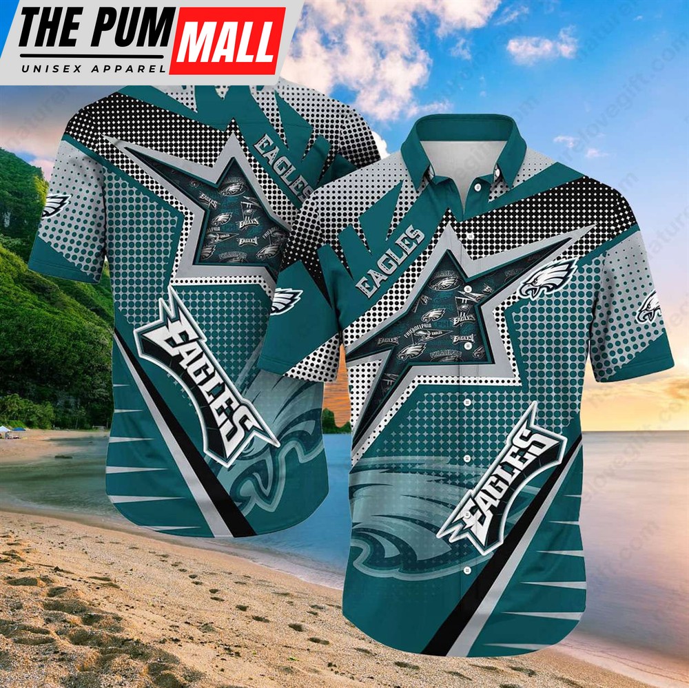 Philadelphia Eagles Special Star Hawaiian Shirt Eagles Aloha Shirt