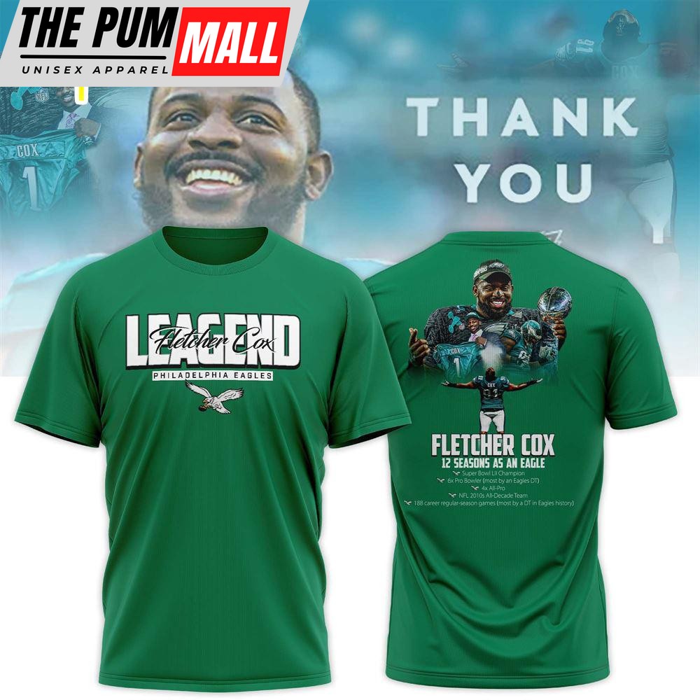 Philadelphia Eagles Thank You Cox Shirt