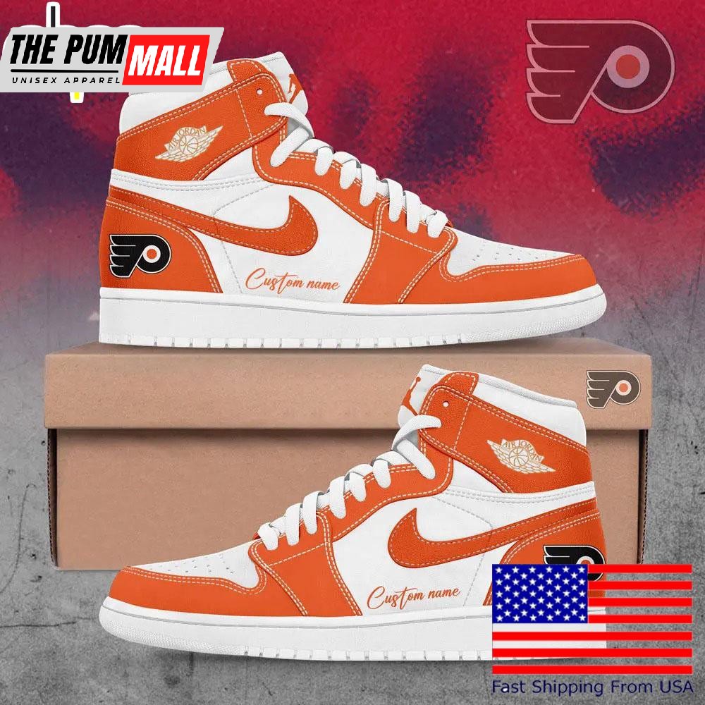 Philadelphia Flyers Custom Name For Fans Air Jd 1 Shoes, Mens Running Shoes
