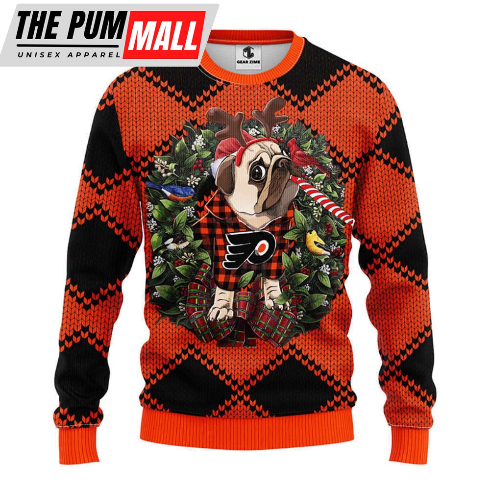Philadelphia Flyers Pub Dog Christmas Ugly Sweater, Gift For Christmas