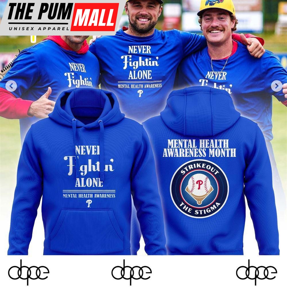 Philadelphia Phillies “Mental Health Awareness Month” Hoodie