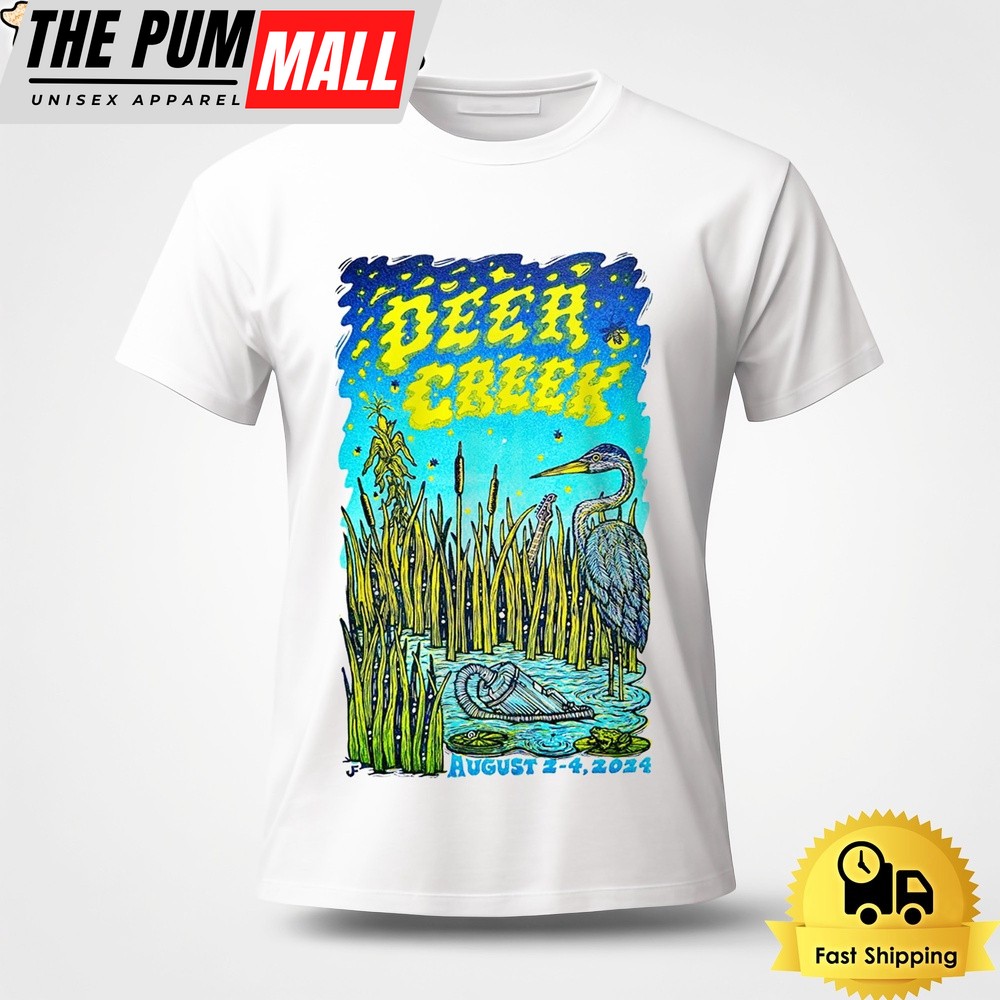 Phish August 2 3 & 4 2024 Deer Creek Noblesville IN Unisex T-Shirt