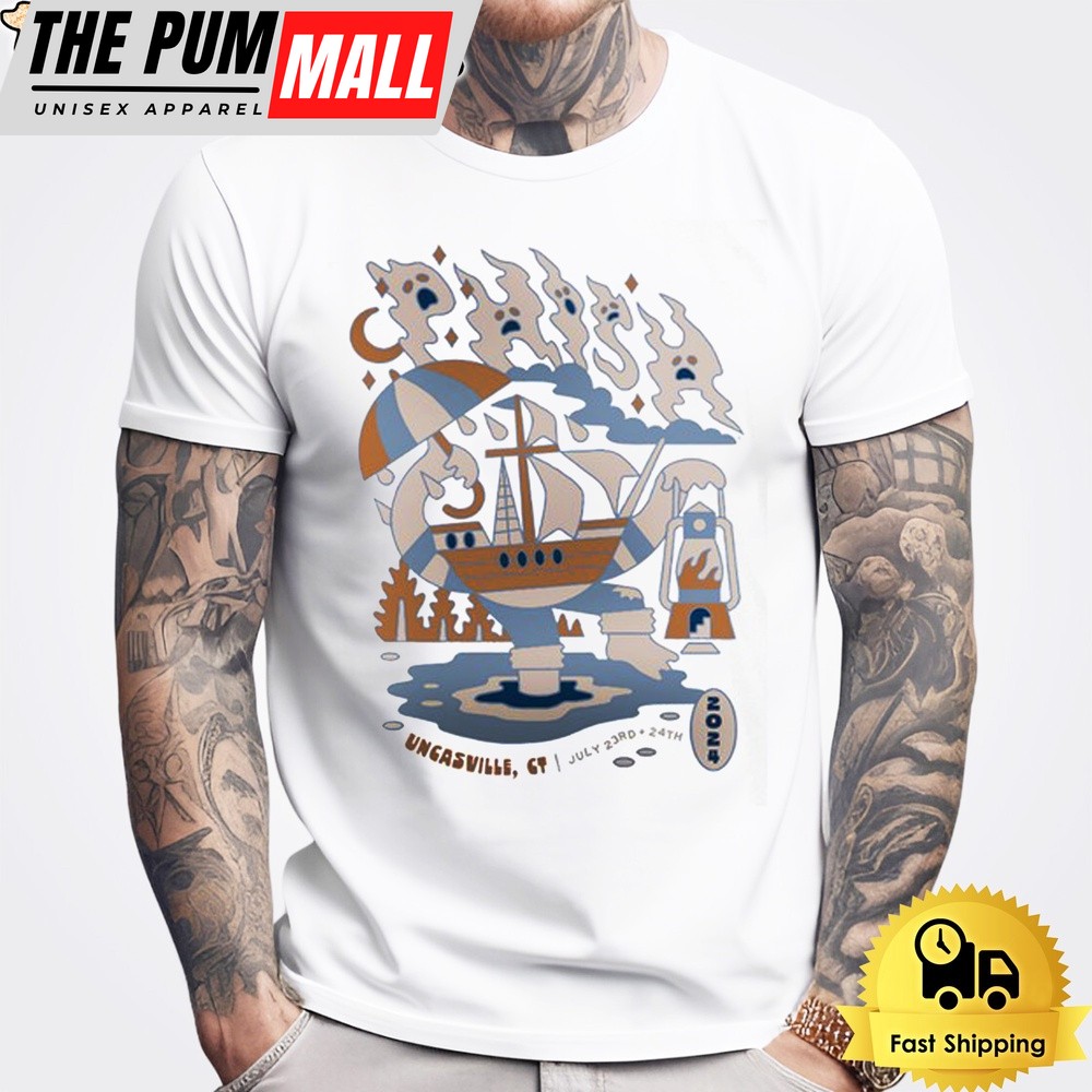 Phish July 23-24 2024 Mohegan Sun Arena Uncasville CT Unisex T-Shirt