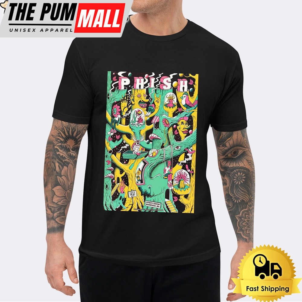 Phish Tour At Xfinity Center Mansfield MA On July 21 2024 Unisex T-Shirt