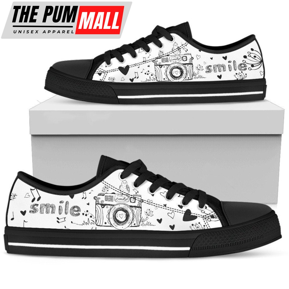 Photography Women’s Low Top Shoe – Stylish & Sustainable Footwear