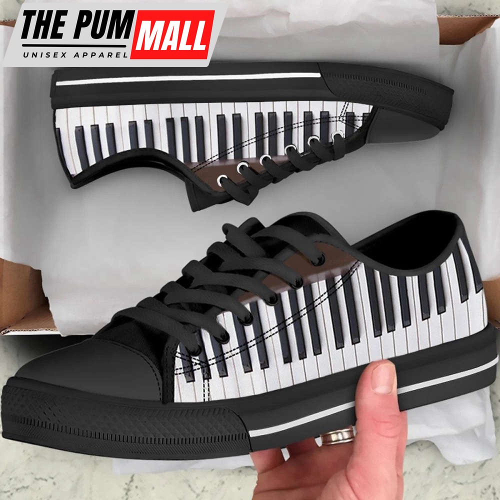 Piano Low Top Shoes HG01 – Stylish and Comfy Footwear for Music Enthusiasts