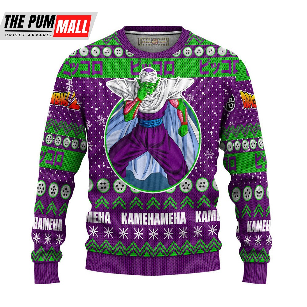 Piccolo Ugly Christmas Dragon Ball Z Xmas GiftSweater