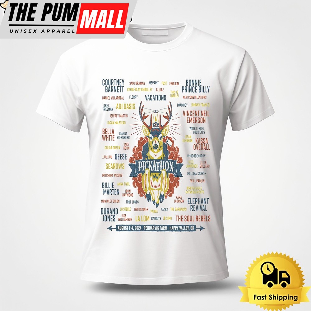 Pickathon Aug 1-4 2024 Pendarvis Farm In Happy Valley OR Unisex T-Shirt