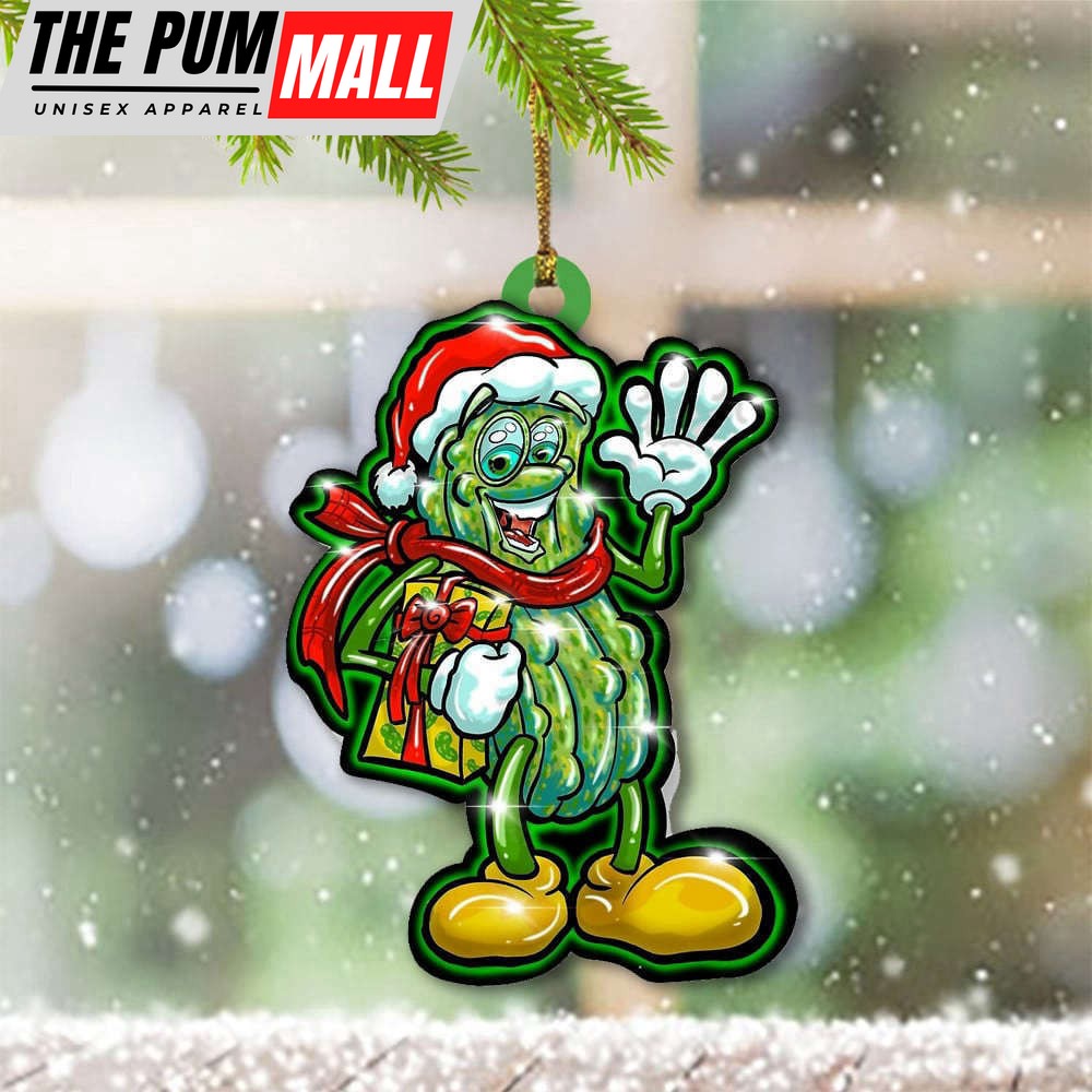 Pickle Christmas Ornament Xmas Funny Santa Pickle Christmas Tree Ornament Decorating Limited Edition