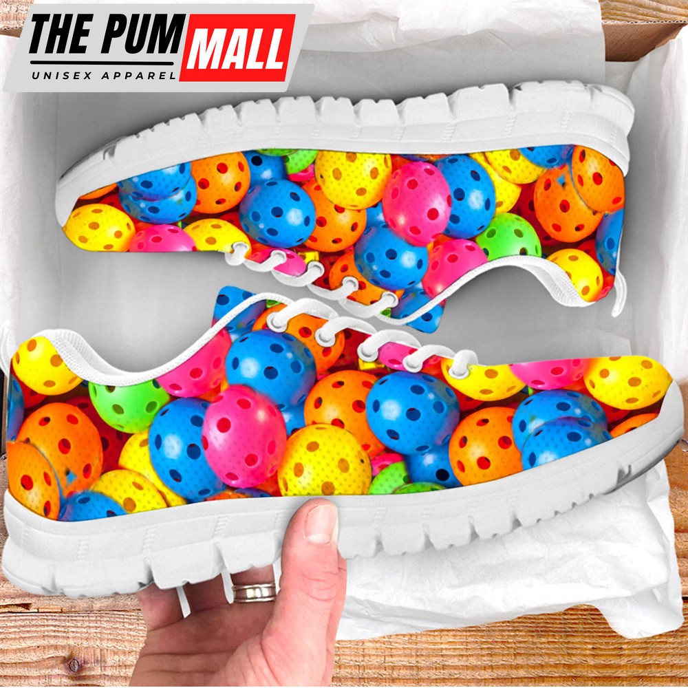 Pickleball Ball Color Sneaker Fashion Shoes Comfortable Running Walking Lightweight Casual Shoes Malalan