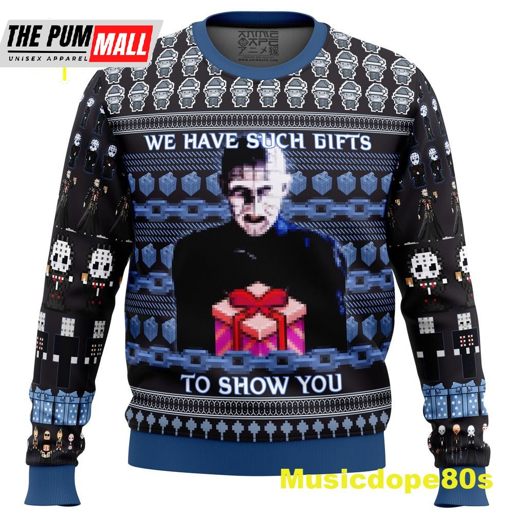 Pinhead Hellraiser Ugly Christmas Sweater