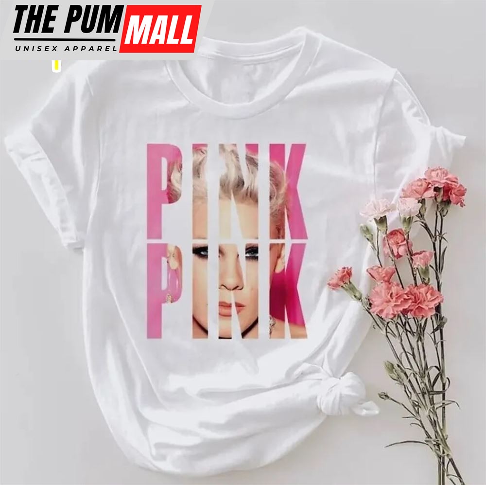 Pink Summer 2025 Tour White Unisex Shirt