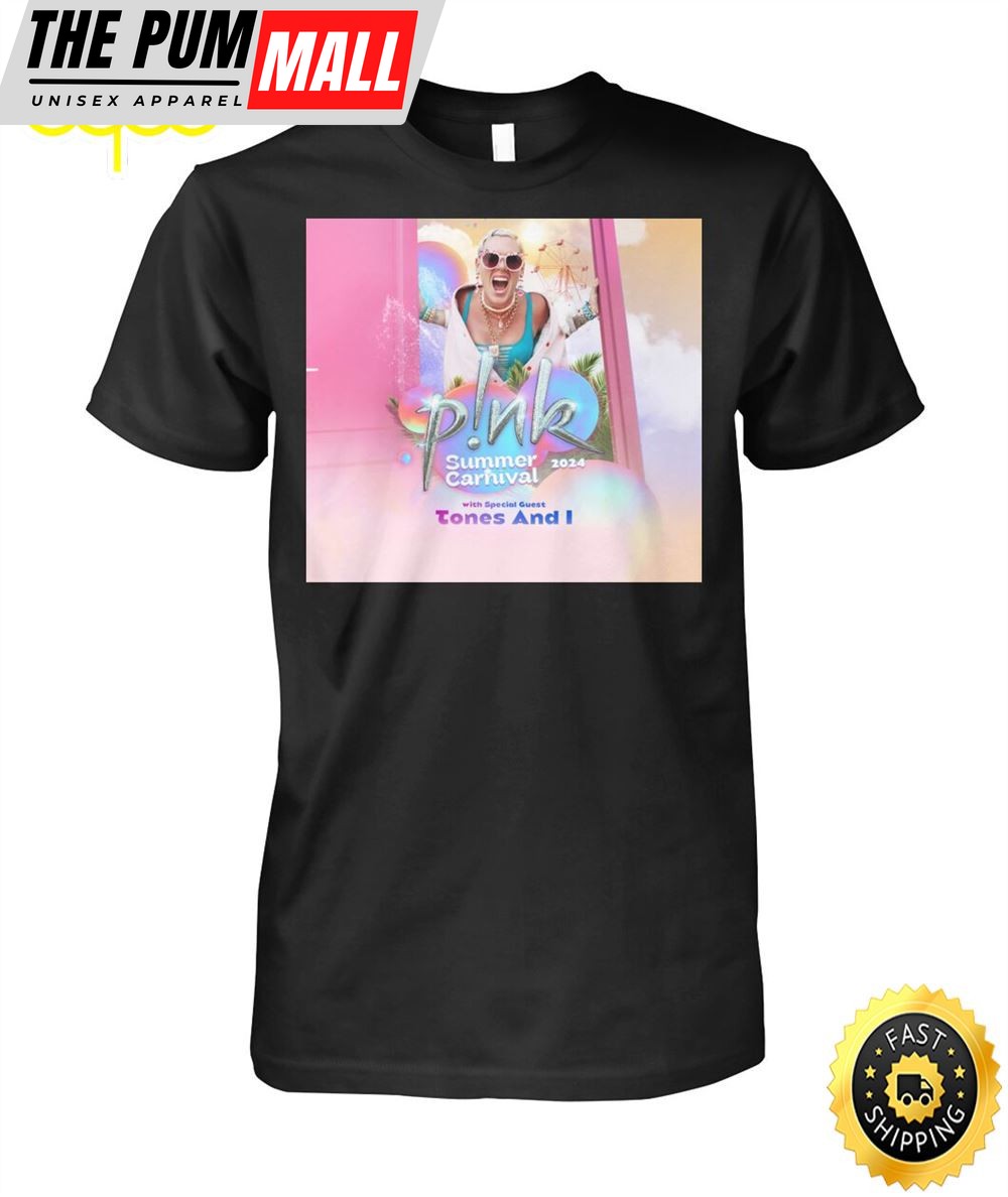 Pink Summer Carnival Tour 2025 Australia Shirts