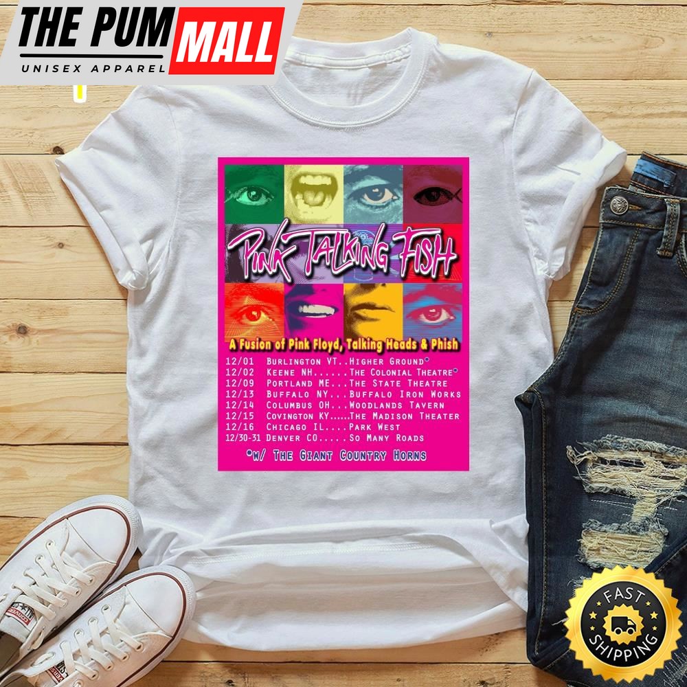 Pink Talking Fish Announce December 2025 Tour Shirt