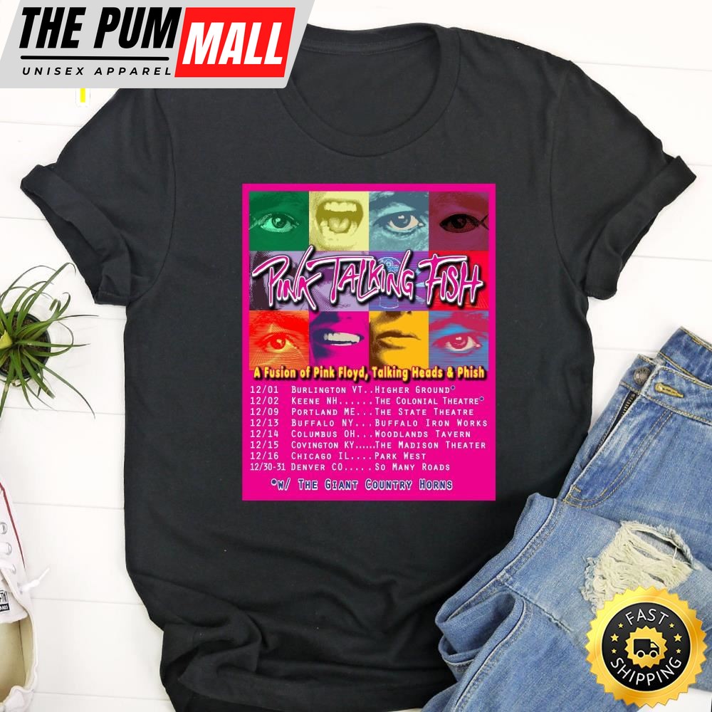 Pink Talking Fish Announce December 2025 Tour Tshirt
