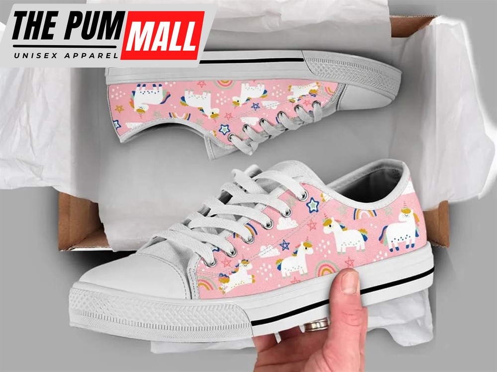 Pink Unicorn Women’s Low Top Sneaker