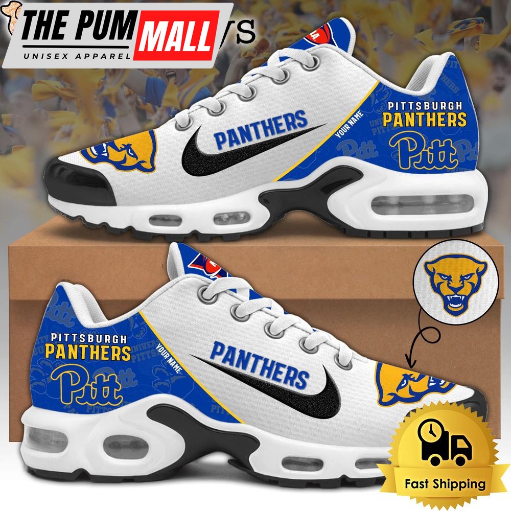 Pittsburgh Panthers Football Mascot Symbol Custom Air Max Plus Shoes