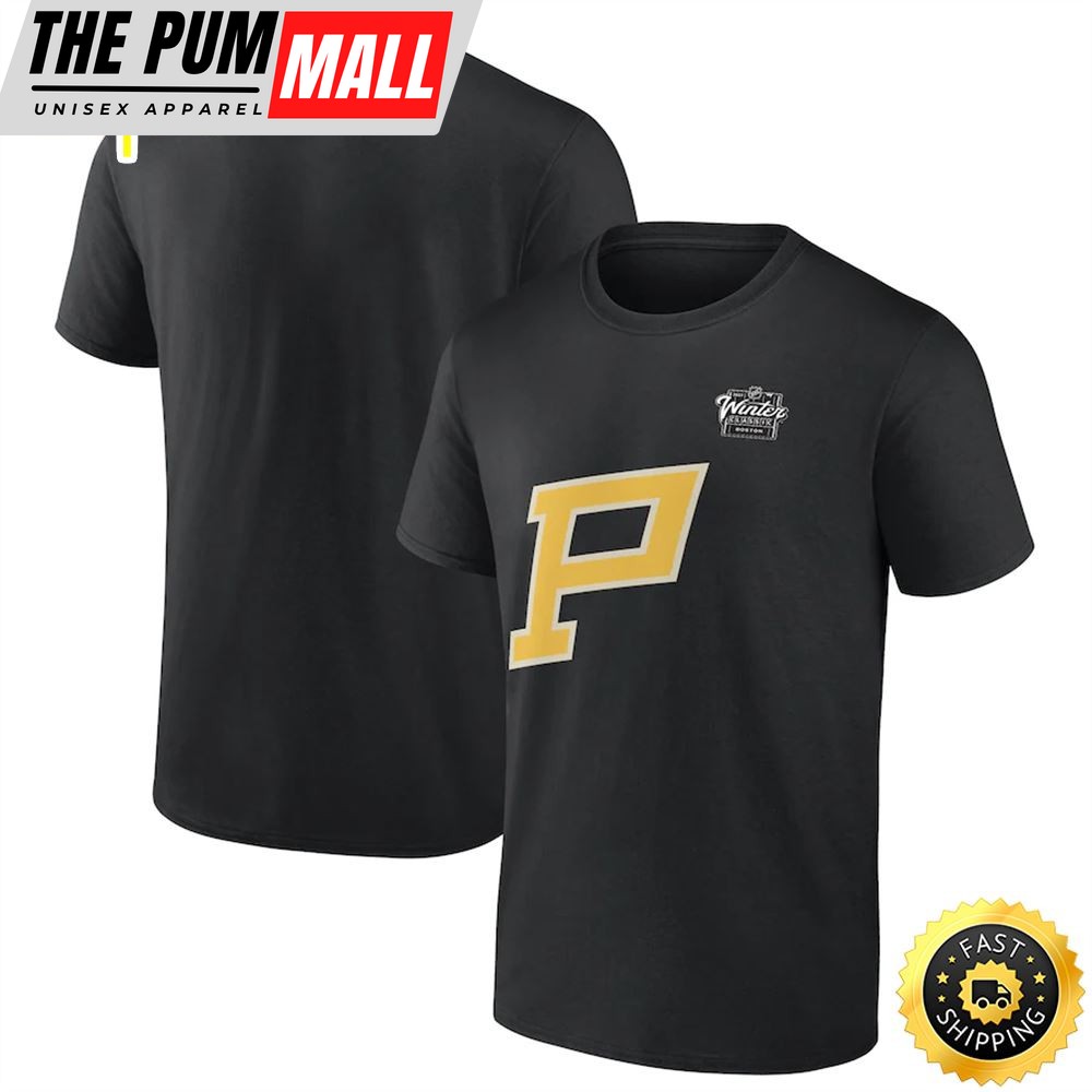 Pittsburgh Penguins Branded 2025 NHL Winter Classic Primary Logo Black T-shirt