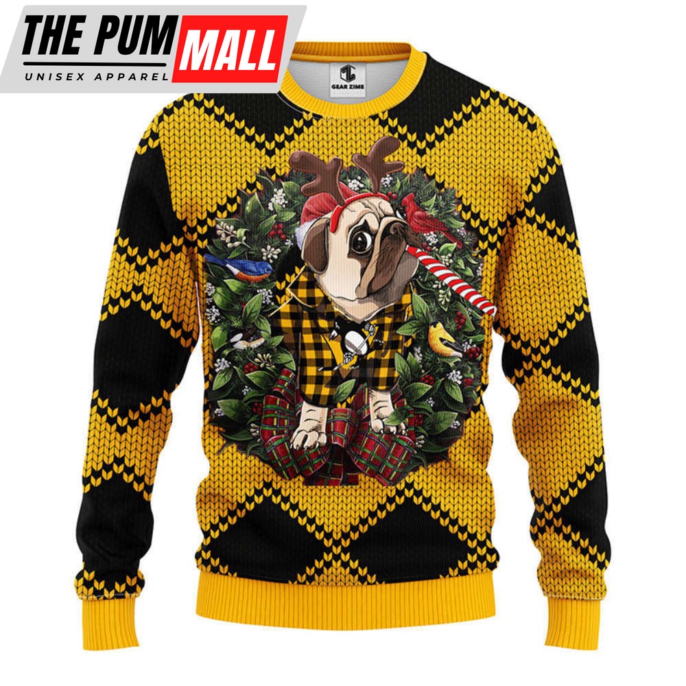 Pittsburgh Penguins Pub Dog Christmas Ugly Sweater, Gift For Christmas