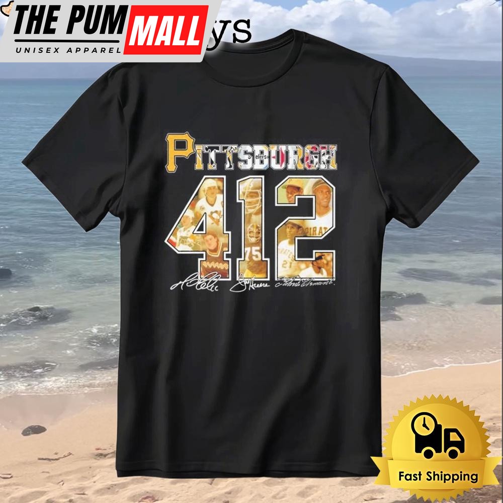 Pittsburgh Pirates 412 Legends Signatures T-Shirt