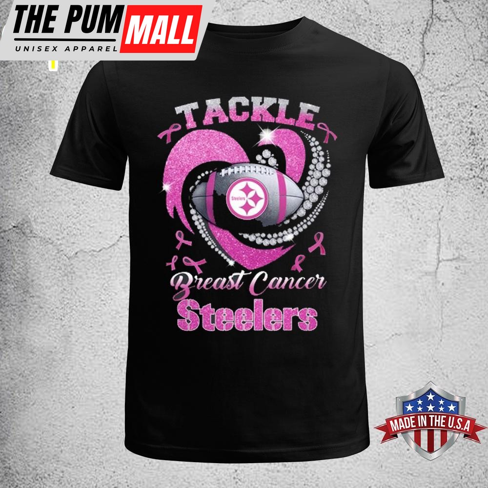 Pittsburgh Steelers Breast Cancer Unisex T-Shirt
