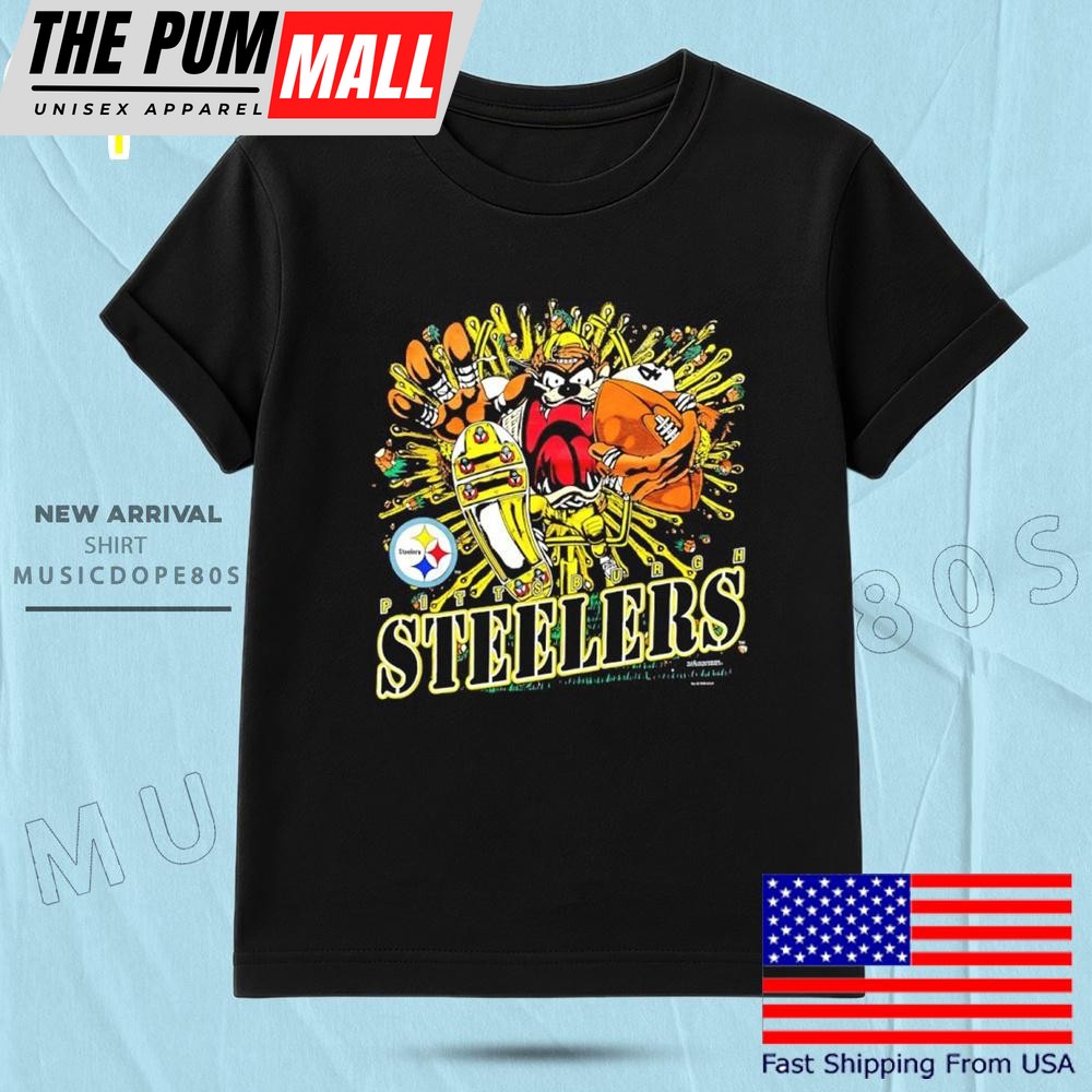 Pittsburgh Steelers Football Mascot Art T Shirt