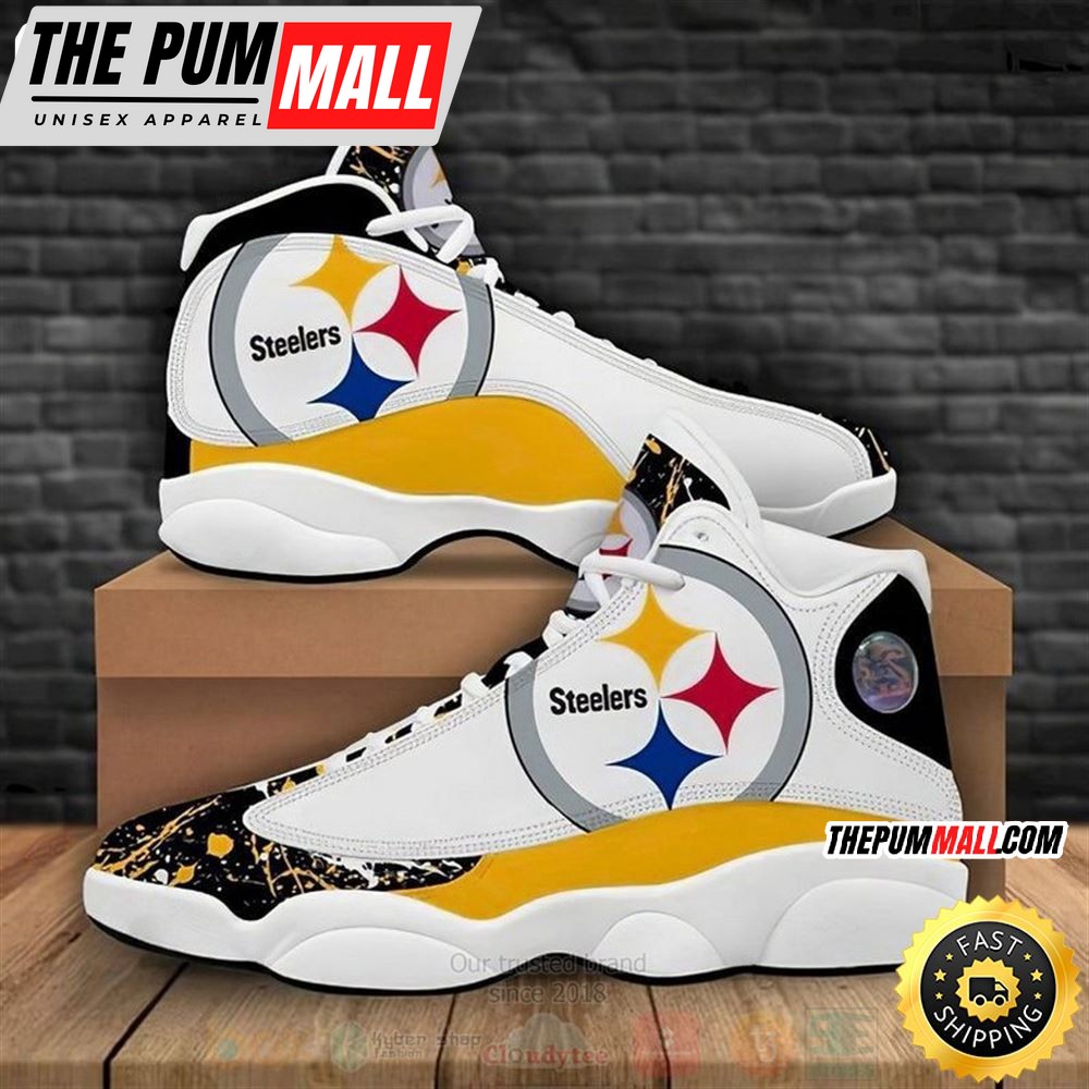 Pittsburgh Steelers Football Nfl Air Jd 13 Shoes
