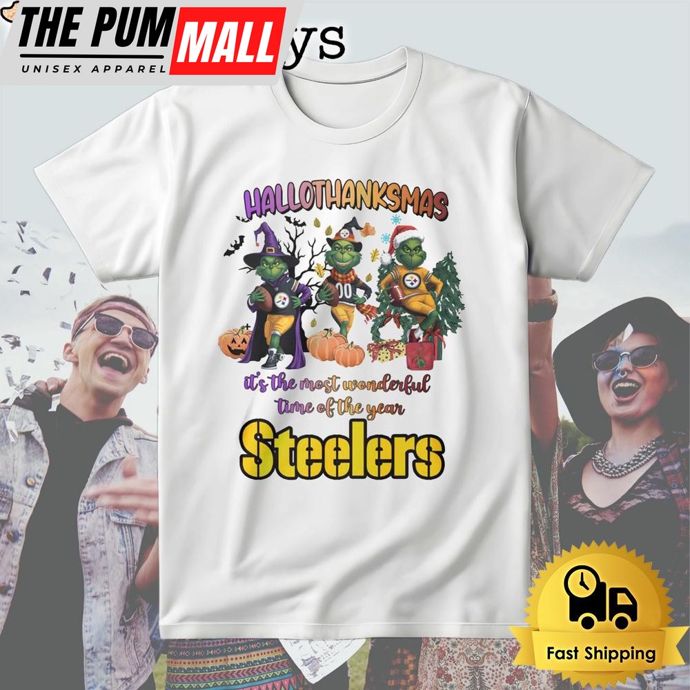 Pittsburgh Steelers Hallothanksmas T Shirt