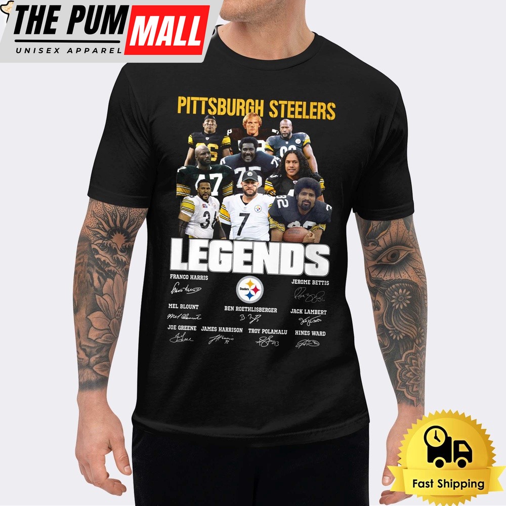 Pittsburgh Steelers Legendary History Signature Unisex T-Shirt