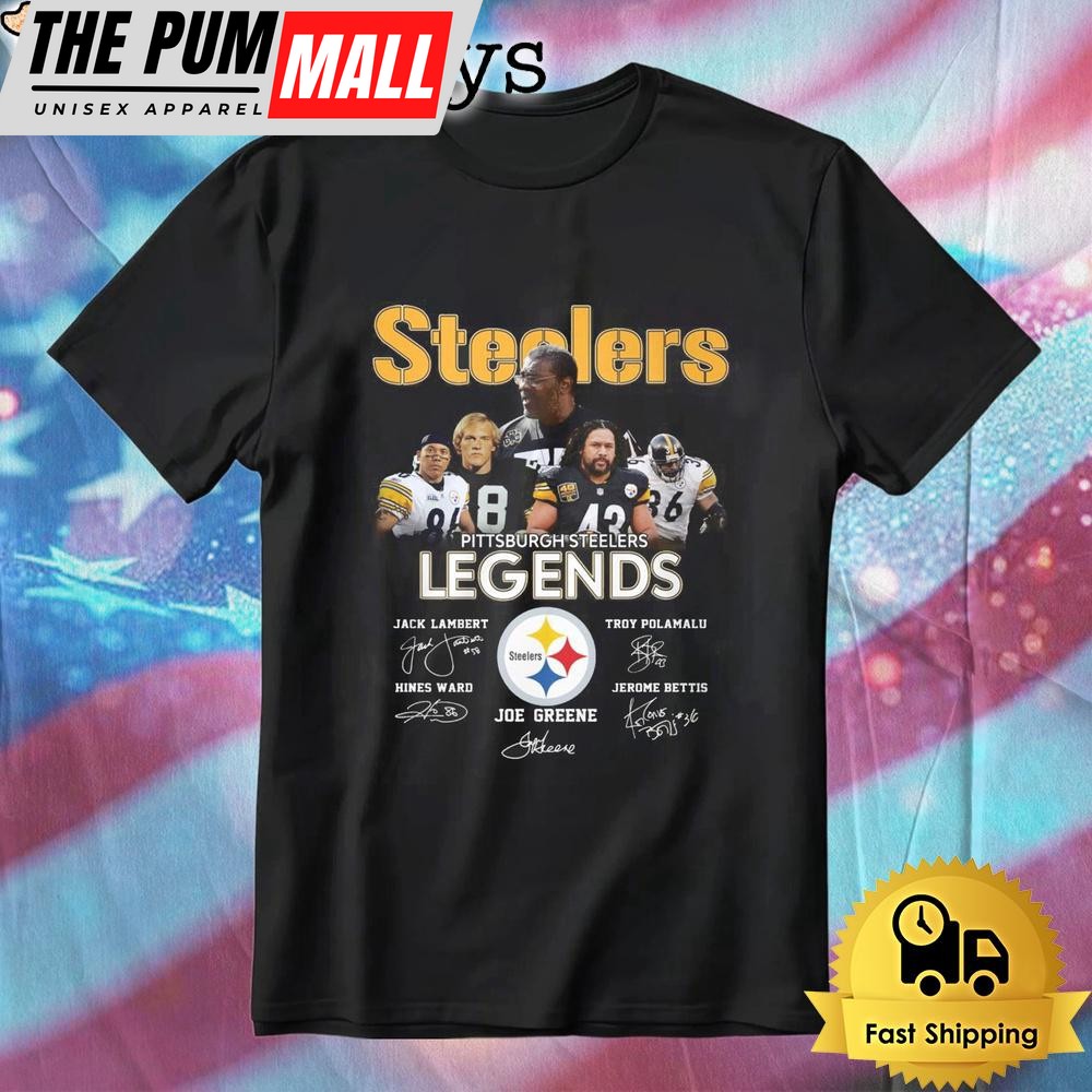 Pittsburgh Steelers Legendary Signature List T-Shirt