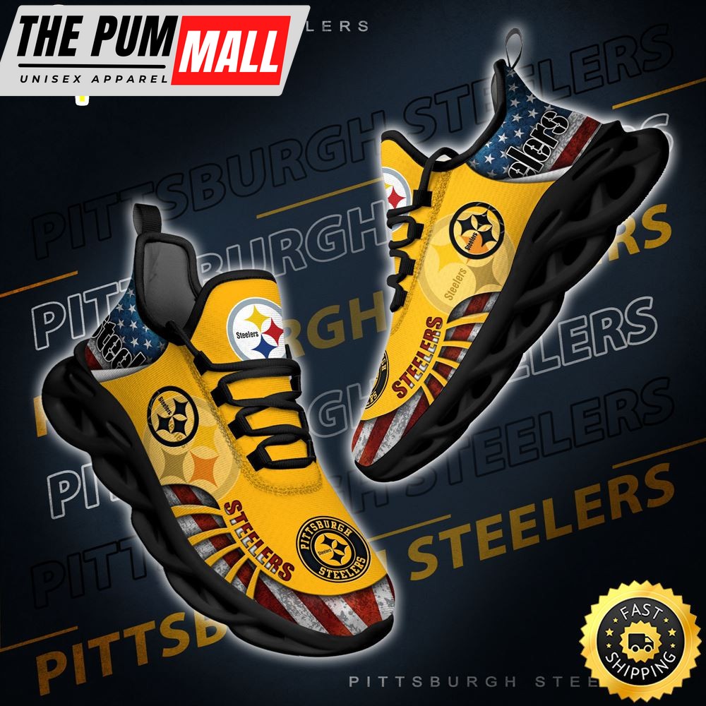 Pittsburgh Steelers NFL Clunky Shoes New Style For Fans