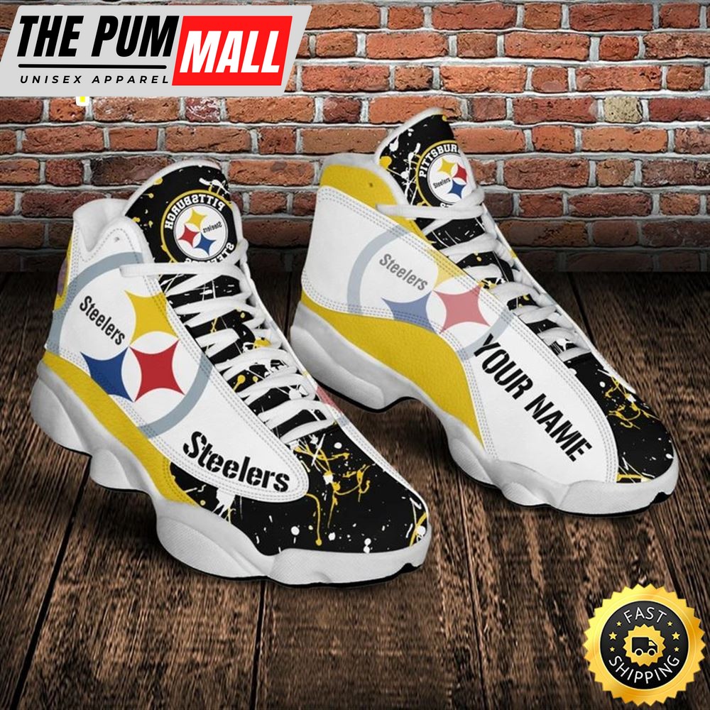 Pittsburgh Steelers Nfl Custom Name Air Jd 13 Shoes