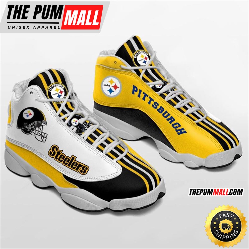 Pittsburgh Steelers Nfl Ver 1 Air Jd 13 Sneaker