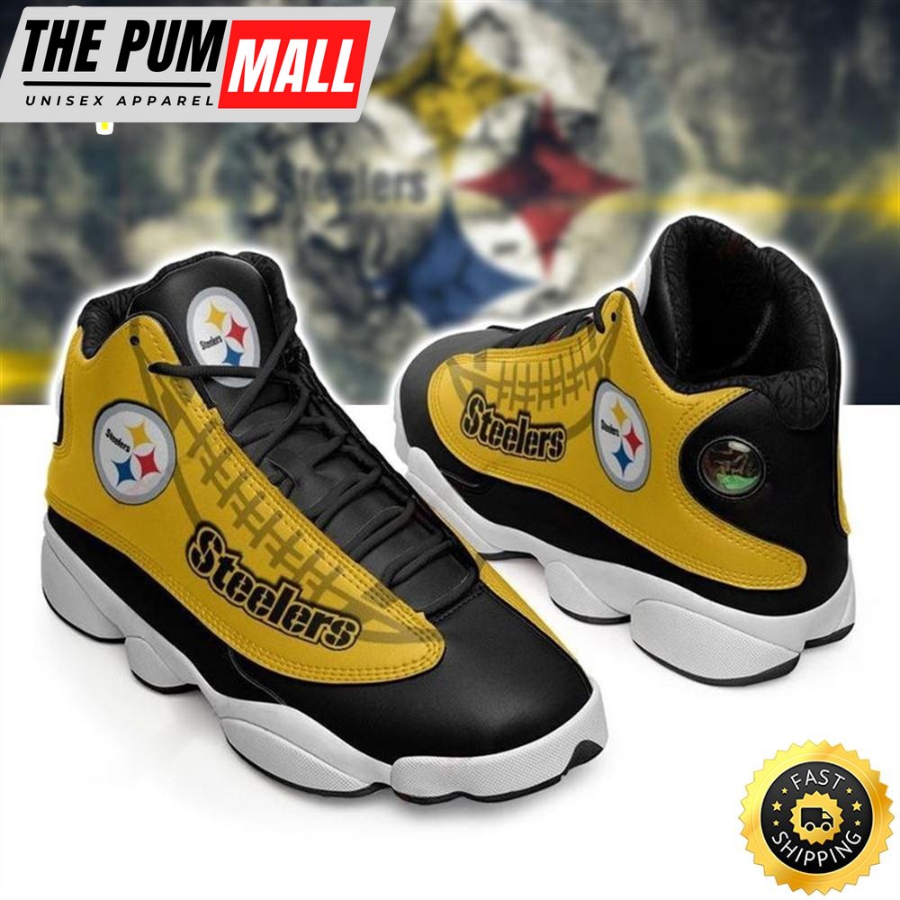 Pittsburgh Steelers Nfl Ver 12 Air Jd 13 Sneaker