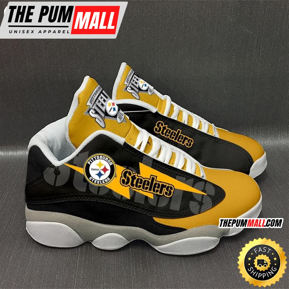 Pittsburgh Steelers Nfl Ver 4 Air Jd 13 Sneaker