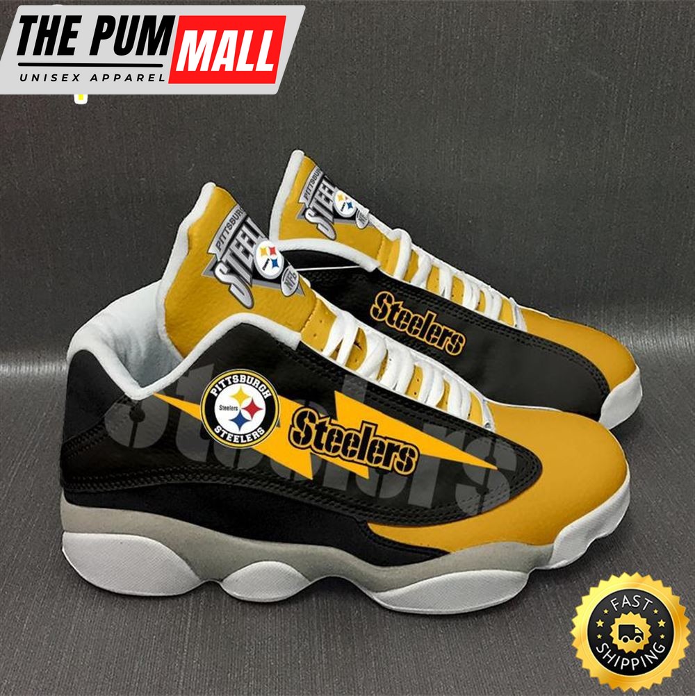 Pittsburgh Steelers Nfl Ver 4 Air Jd 13 Sneaker