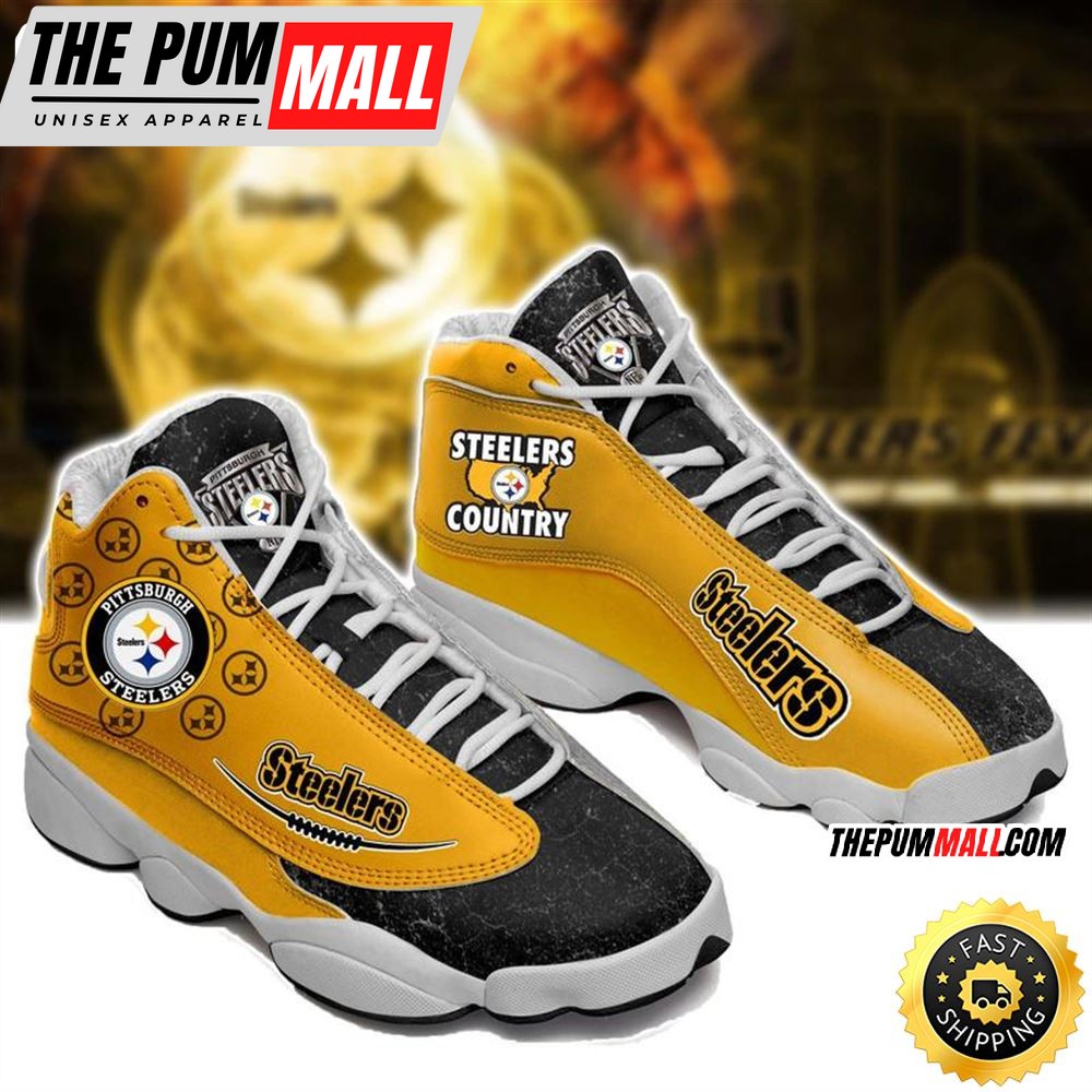 Pittsburgh Steelers Nfl Ver 9 Air Jd 13 Sneaker