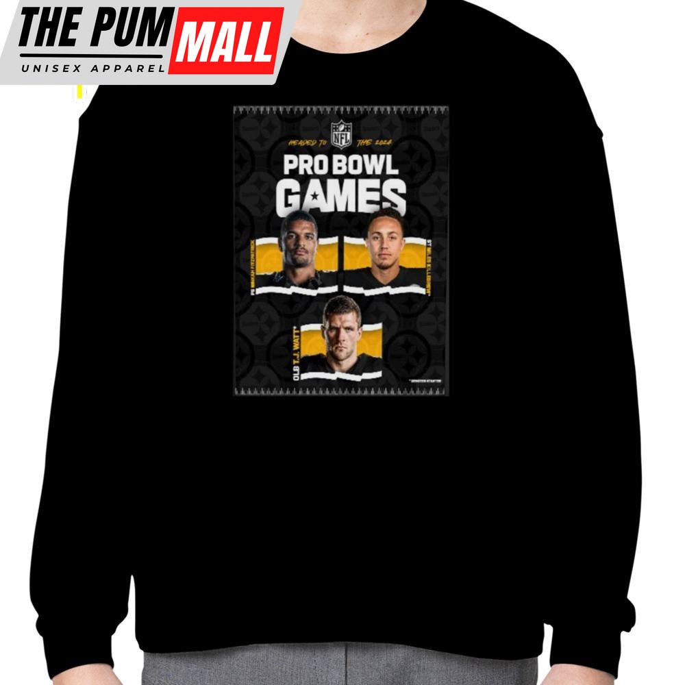 Pittsburgh Steelers Players Selected For AFC 2025 Pro Bowl T-Shirt