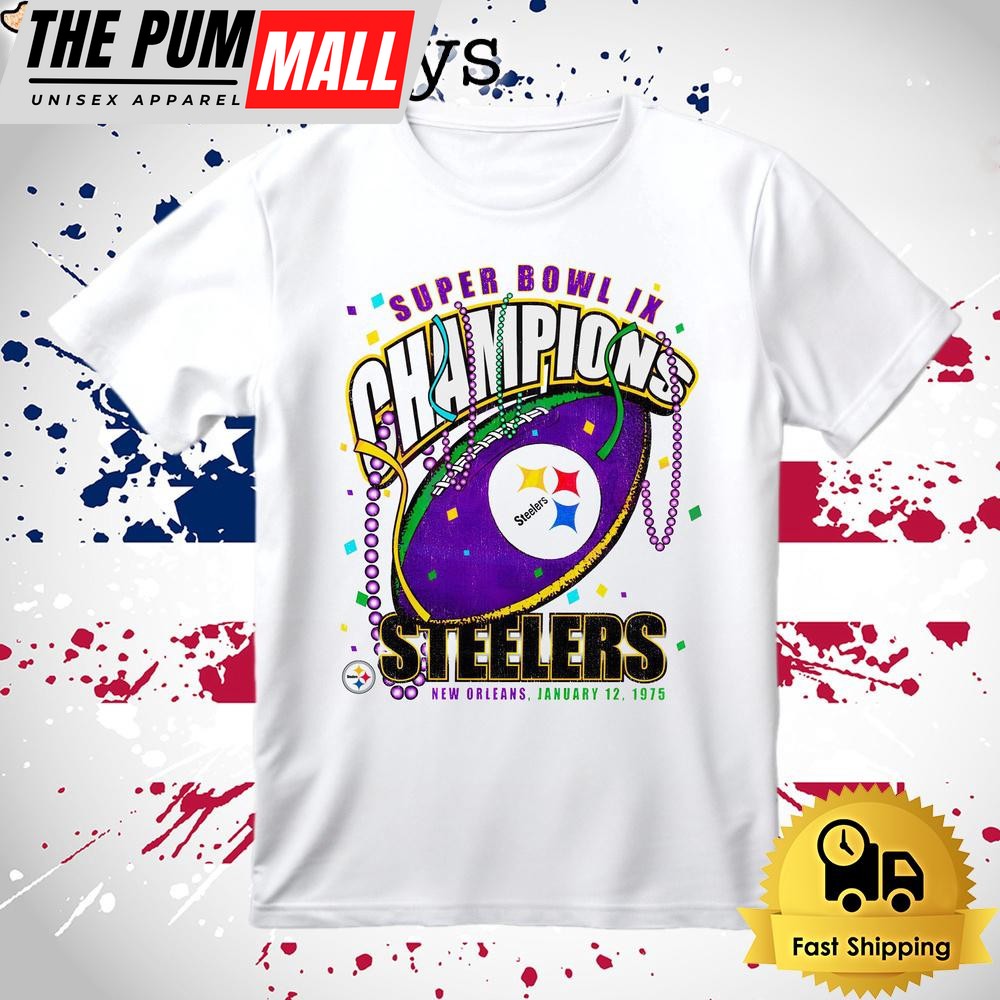 Pittsburgh Steelers Super Bowl Ix Champions T Shirt