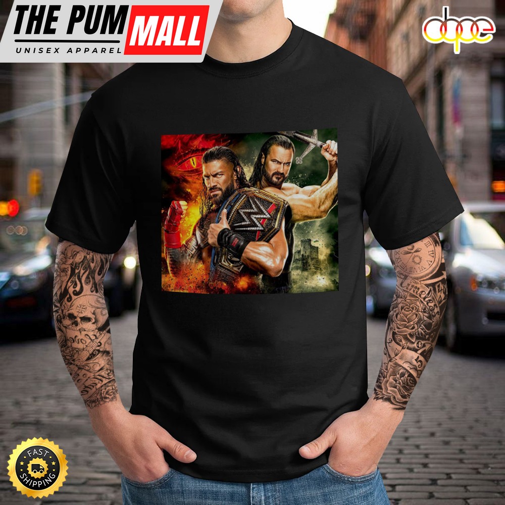 Plans for WWE Clash at the Castle Main Event Tshirt